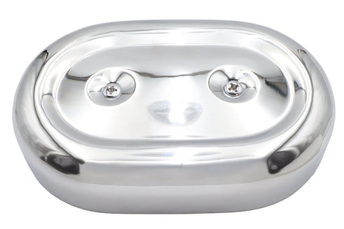 V-Twin M8 Oval Air Cleaner Cover Kit Chrome - 34-2118