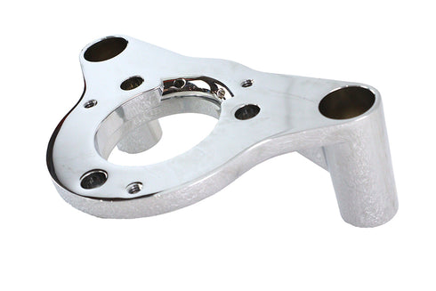 V-Twin Heavy Breather Air Cleaner Mount Bracket Chrome - 34-2129