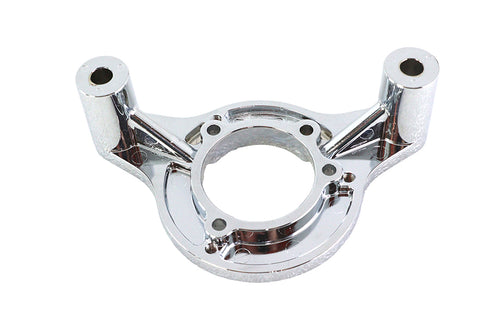 V-Twin Heavy Breather Air Cleaner Mount Bracket Chrome - 34-2133