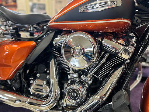 V-Twin M8 7 inch Round Air Cleaner Assembly Chrome - 34-2900