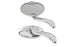 Wyatt Gatling Oval Mirror Set Chrome - 34-8116