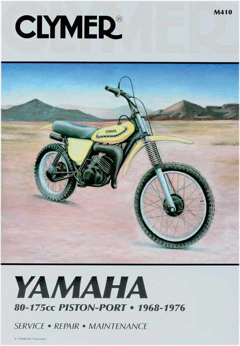 CLYMER Manual - Yamaha - 80-175 Piston-Port CM410