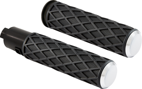 ARLEN NESS Diamond Grips - TBW - Chrome 500-059