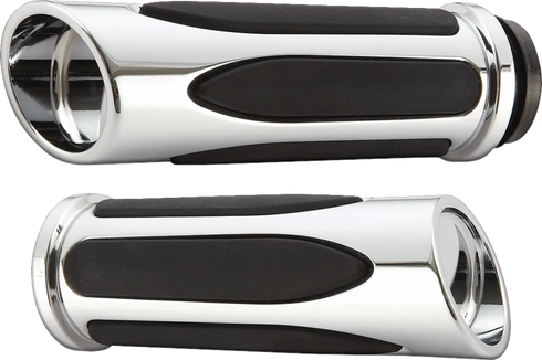 ARLEN NESS Deep Cut Comfort Series Grips - TBW - Chrome 500-070