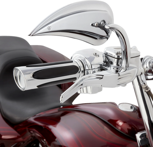 ARLEN NESS Deep Cut Comfort Series Grips - TBW - Chrome 500-070
