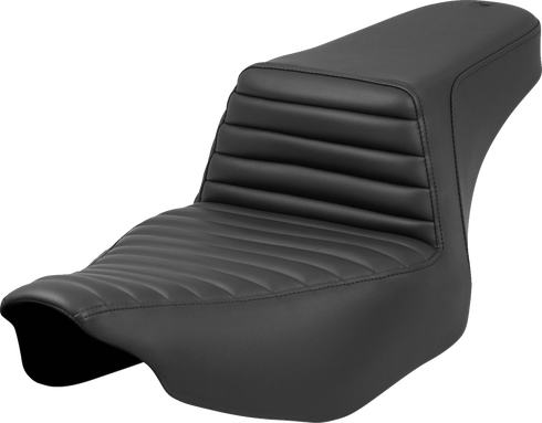 SADDLEMEN Step-Up Seat - Tuck-n'-Roll - Black - FL '23-'24 823-07-171