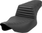 SADDLEMEN Step-Up Seat - Front Tuck-n'-Roll/Rear Lattice Stitch - Black - FL '23-'24 823-07-176