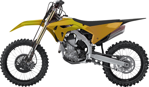 UFO Replacement Body Kit - Gold - Honda - CRF '21-'24 HOKIT125F@24