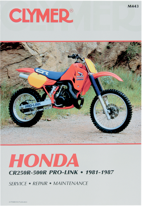 CLYMER Manual - Honda - CR250R-500R CM443