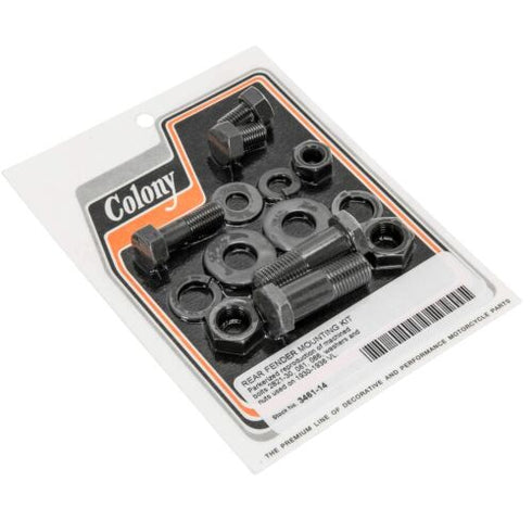 Colony Rear Fender Mounting Kit Parkerized - 3461-14