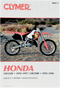CLYMER Manual - Honda - CR125 / CR250 CM4572