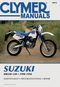 CLYMER Manual - Suzuki - DR250 / DR250S / DR350 / DR350S CM476