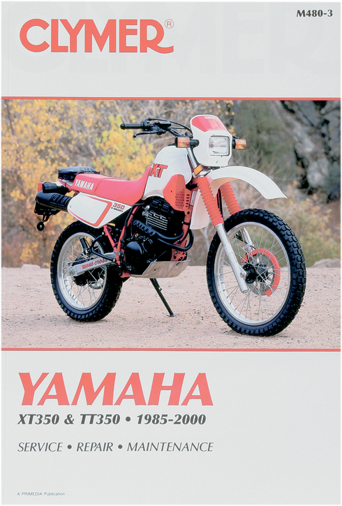 CLYMER Manual - Yamaha - XT350 / TT350 CM4803