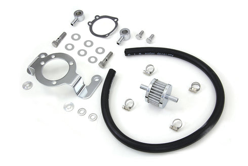 V-Twin Crankcase Breather and Bracket Kit - 35-0125
