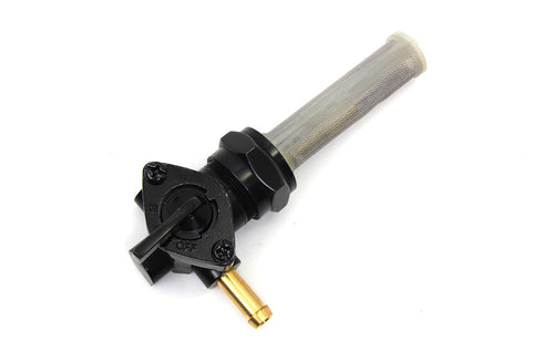Sifton Black Petcock with Right Outlet and Nut - 35-0188