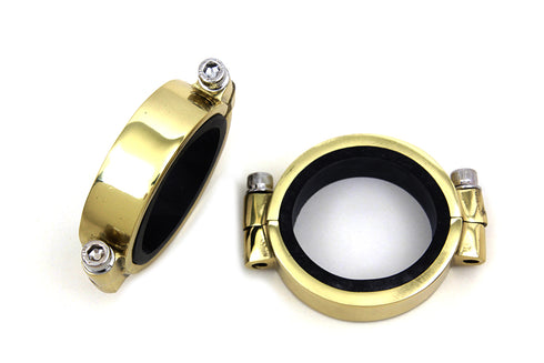 V-Twin Brass Intake Manifold Clamp Set - 35-0192