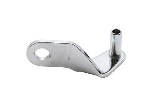 V-Twin Chrome Carburetor Cable Support Bracket - 35-0208
