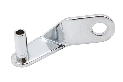 V-Twin Chrome Carburetor Cable Support Bracket - 35-0208