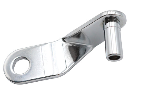 V-Twin Chrome Carburetor Cable Support Bracket - 35-0208