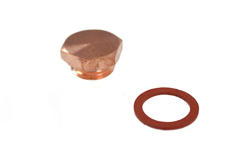 V-Twin Copper Linkert Carburetor Float Bowl Cap - 35-0250