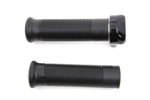 V-Twin 1 inch Twist Grip Assembly Black - 35-0266