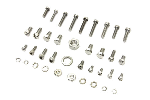 V-Twin Linkert Carburetor Screw Kit Zicad Plated - 35-0341