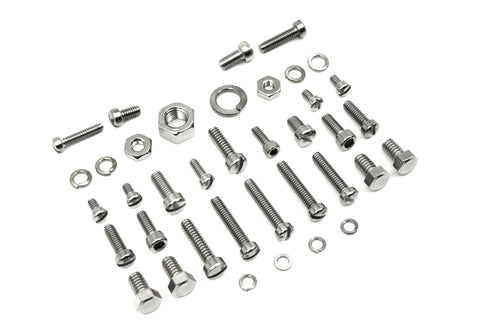 V-Twin Linkert Carburetor Screw Kit Zicad Plated - 35-0341