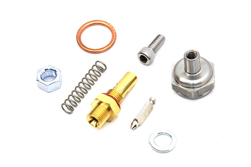 V-Twin Lock Nut with Linkert Needle and Seat Kit Zinc - 35-0366