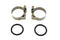 V-Twin Polished Intake Manifold Clamp Set - 35-0407