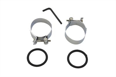 Sifton Chrome Intake Manifold Clamp Set - 35-0408