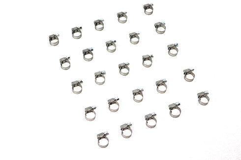 V-Twin Stainless Steel Fuel Line Hose Clamp - 35-0413