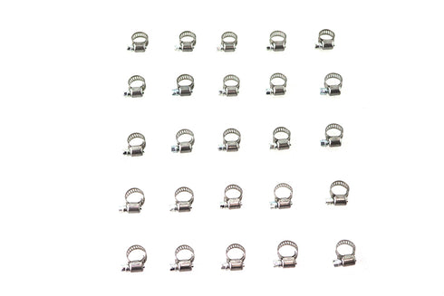 V-Twin Stainless Steel Fuel Line Hose Clamp - 35-0413