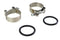 V-Twin Power Intake Manifold Clamp Kit with O-Rings - 35-0415