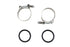 V-Twin Power Intake Manifold Clamp Kit with O-Rings - 35-0415