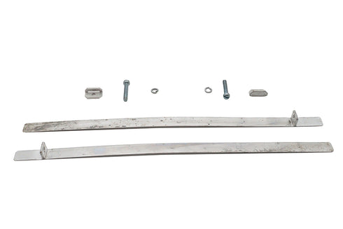 V-Twin Replica Cadmium Intake Manifold Clamp Set - 35-0417