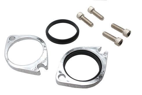 V-Twin Intake Manifold Flange Kit Chrome - 35-0427