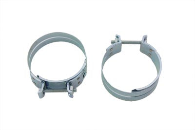 V-Twin Replica Zinc Intake Manifold Clamp Set - 35-0440