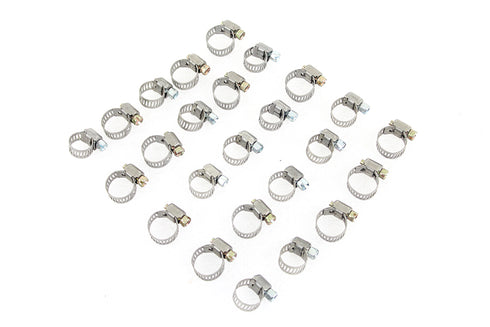 V-Twin Fuel Line Hose Clamp Stainless Steel - 35-0442