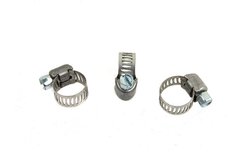 V-Twin Fuel Line Hose Clamp Stainless Steel - 35-0442