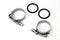 Sifton Power Intake Manifold Clamp Kit with O-Rings - 35-0449