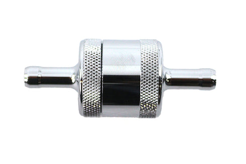 Pingel Pingel Inline Fuel Filter Chrome - 35-0519