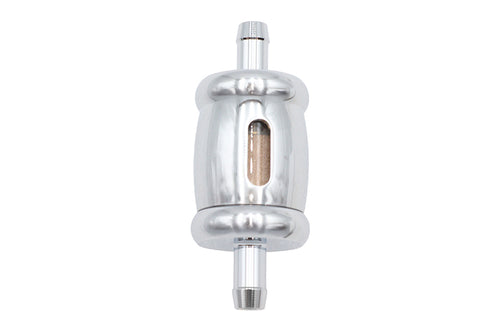 V-Twin Billet Fuel Filter Chrome - 35-0544