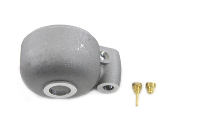 V-Twin Linkert Carburetor Float Bowl with Alloy Finish - 35-0546