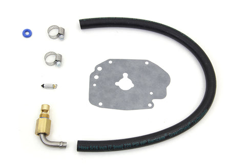 S&S Cycle Retrofit Fuel Line Kit Black for S&S inchE inch and OKO Car - 35-0548