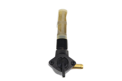 V-Twin Petcock Right Outlet Black - 35-0570