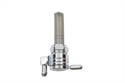 Sifton Chrome Sifton Ball Petcock with Downward Outlet and Nut - 35-0593