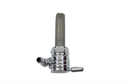 Sifton Chrome Sifton Ball Petcock with Forward Outlet and Nut - 35-0595