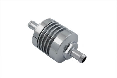 V-Twin Chrome Billet Fuel Filter - 35-0635