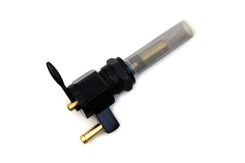 V-Twin Sifton Black Hex Petcock Down Facing - 35-0640