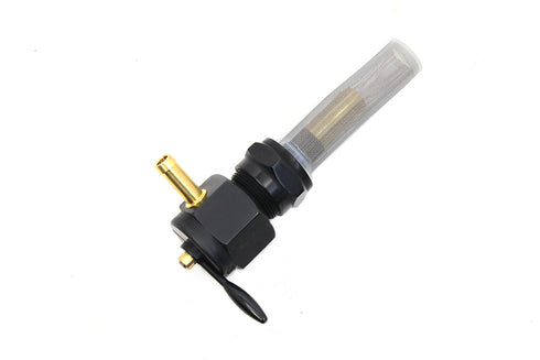 V-Twin Sifton Black Hex Petcock Forward Facing - 35-0641